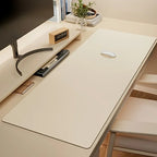 Tapis de souris en cuir PU de grande taille - Fêtes et fêtes - Tapis de souris pour bureau, bureau à domicile et PC