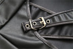 Schwarzer Damen Minirock aus mattem Leder – Bleistiftrock de cintura alta en Skinny-Passform, figurbetonter Club- &amp; Fashion-Rock para todas las etiquetas y eventos 