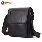 JOYIR Herren Leder Messenger Bag – Vintage Crossbody & Schultertasche aus echtem Rindsleder