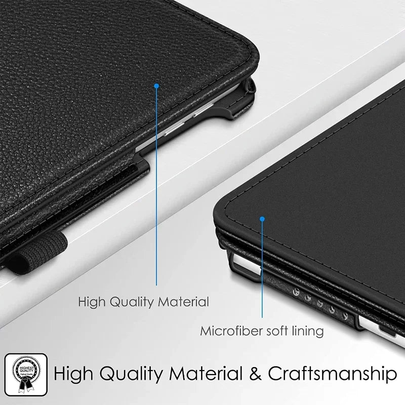 Flip Case aus PU-Leder für iPad 10.2 (7., 8., 9. Gen) & iPad 10.9 (10. Gen) – Robuste Tablet Schutzhülle mit Standfunktion & Stifthalter