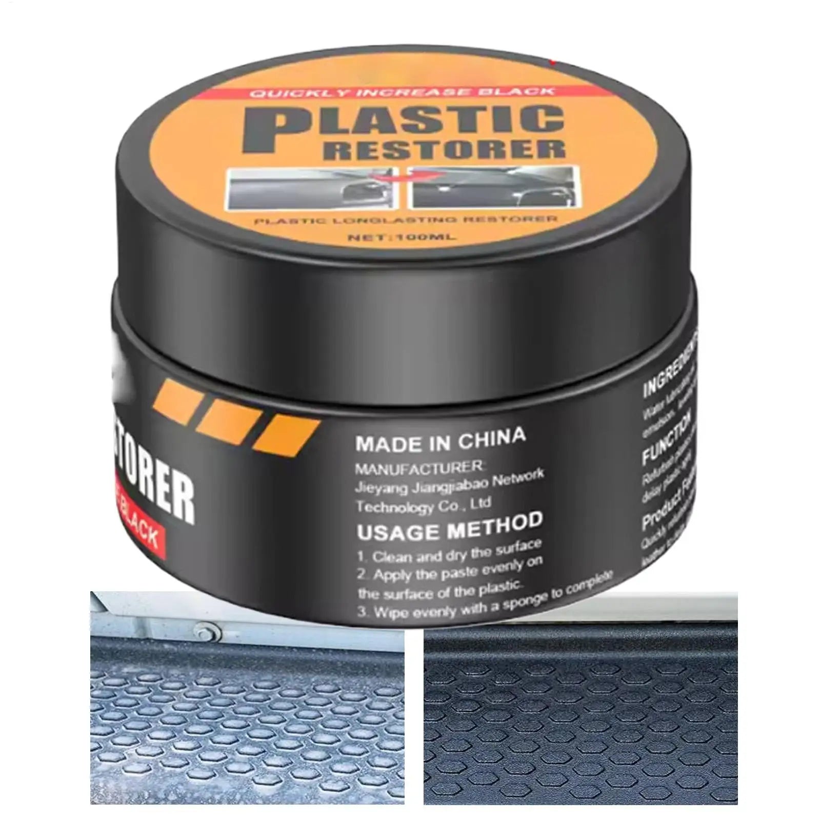 Auto Innenraum Lederpflege Creme – Leder Restaurationspaste mit Schutzwachs für Türen, Armaturen & Cockpit