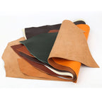 Farbiges Top-Layer Rindsleder 1,2 mm – Weiches Echtleder mit Tropfenprägung für Möbel, Taschen & DIY Lederarbeiten