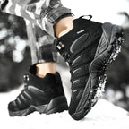 NoEnName_Null Herren Desert Boots 2024 – Altos botines de cuero de PU para actividades al aire libre, viajes, caminatas y actividades al aire libre, comodidad y comodidad