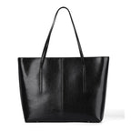Burminsa Damen Tote Bag aus echtem Rindsleder – Große Luxus-Schultertasche &amp; Shopper Handtasche 2025