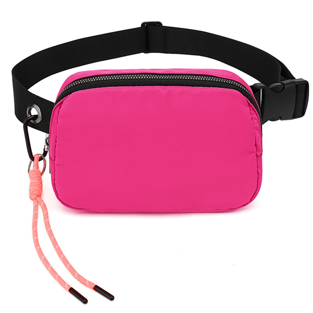Extra Lange Gurt Fanny Pack – Leichte und Stylische Polyester Bauchtasche mit Handyfach, Umhänge- & Gürteltasche