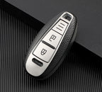 TPU Leder Autoschlüssel Hülle für Suzuki – Smart Key Cover mit Schlüsselanhänger für Baleno, Swift, Vitara, SX4 S-Cross, Ertiga & mehr