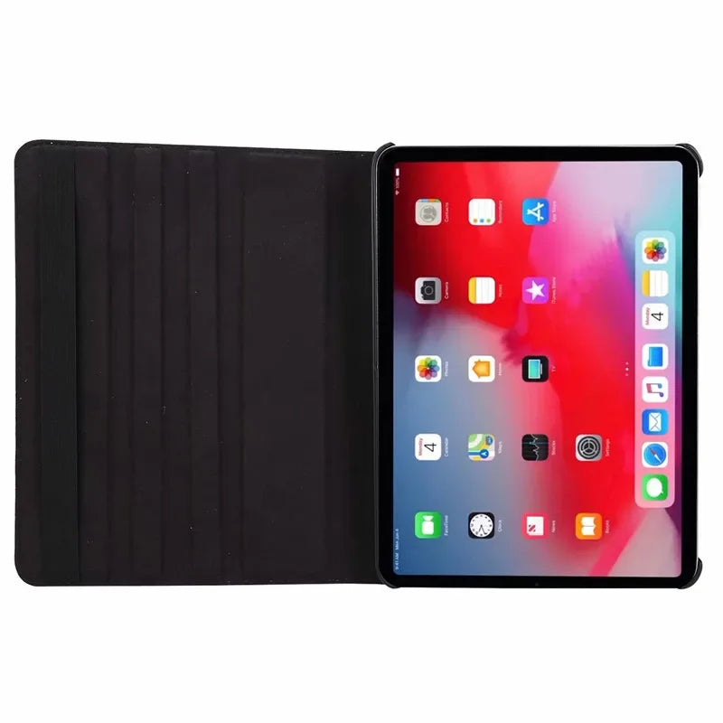 360° Drehbares Leder Case für iPad Pro 12.9 & iPad Air 13 – Business Tablet Schutzhülle mit Standfunktion (2015–2024)