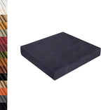 Maßgefertigte wasserdichte Sitzauflage aus Wachsstoff - Komfort Gartenbank- &amp; Stuhlkissen mit Memory-Schaum für Innen &amp; Außen