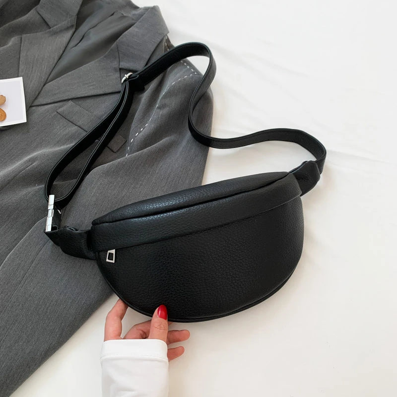 LXHYSJ Damen Bauchtasche – Weiche PU-Leder Fanny Pack & Chest Bag, Designer Gürteltasche für Alltag, Shopping & Crossbody