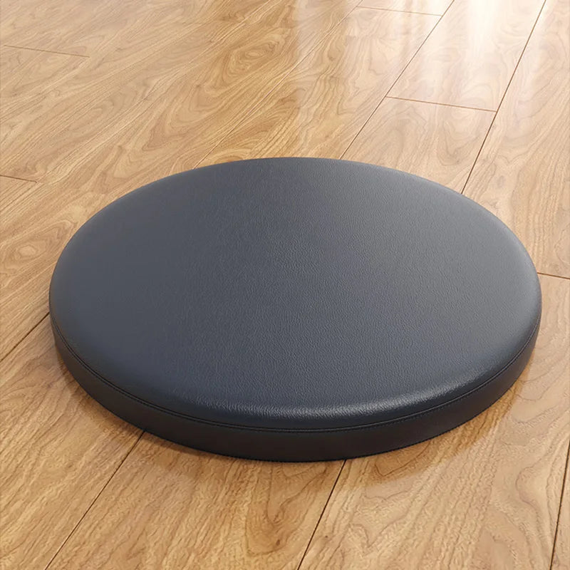 Rundes PU Leder Sitzkissen mit Memory-Schaum – Rutschfestes Stuhlkissen für Esszimmer, Barhocker & Fensterbank