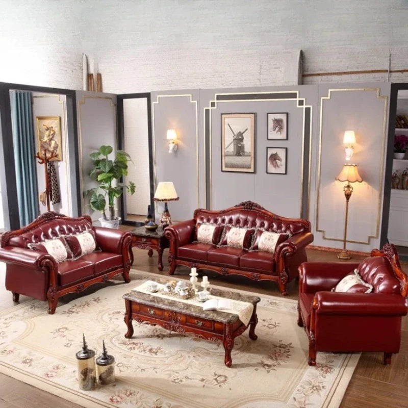 Skandinavisches Designer Ledersofa aus Rindsleder mit Massivholz – Moderne Wohnlandschaft für Wohnzimmer &amp; Schlafzimmer, individuell konfigurierbar