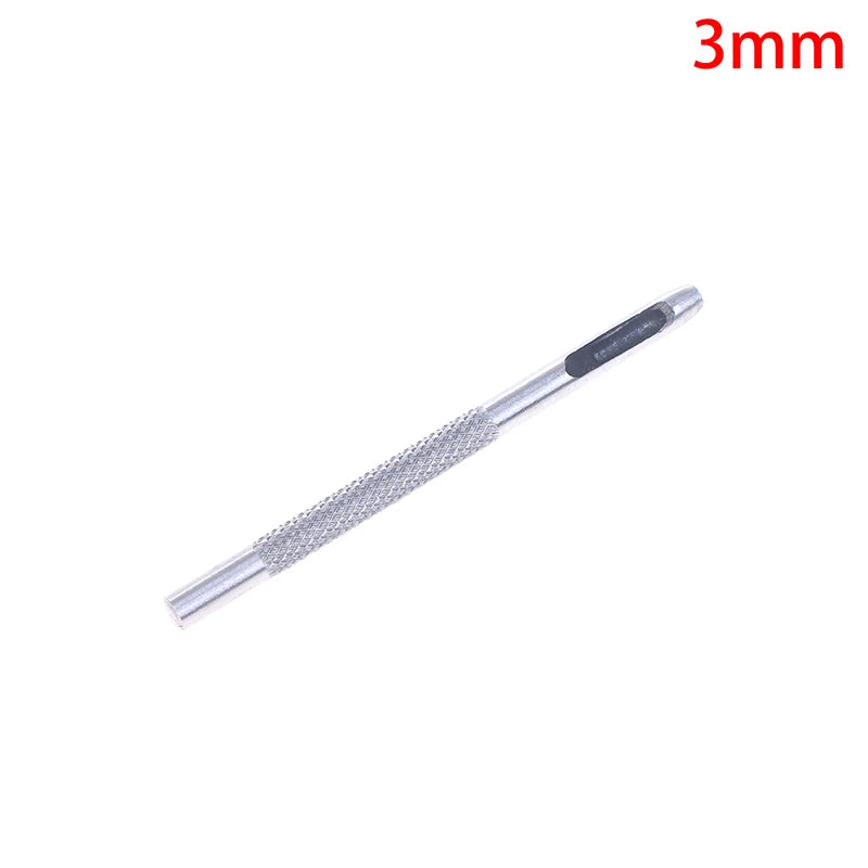 Rundloch Leder Stanze 3–25 mm en Stahl – Präziser Hohl-Lochstanzer für Leder, Kunststoff, Gummi &amp; Dichtungen (DIY Werkzeug) 