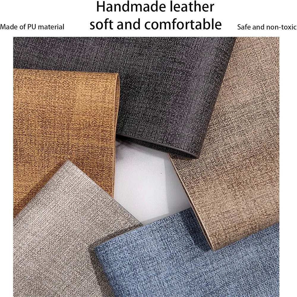 Beidseitige Kunstleder Tischsets – Hitzebeständige, wasserdichte & rutschfeste Platzmatten für Küche & Esszimmer (quadratisch)