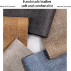 Beidseitige Kunstleder Tischsets – Hitzebeständige, wasserdichte & rutschfeste Platzmatten für Küche & Esszimmer (quadratisch)