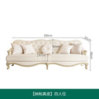 Amerikanisches Light-Luxury Ledersofa – Moderne französische Wohnlandschaft aus echtem Leder, europäisches Ecksofa für stilvolle Wohnzimmer