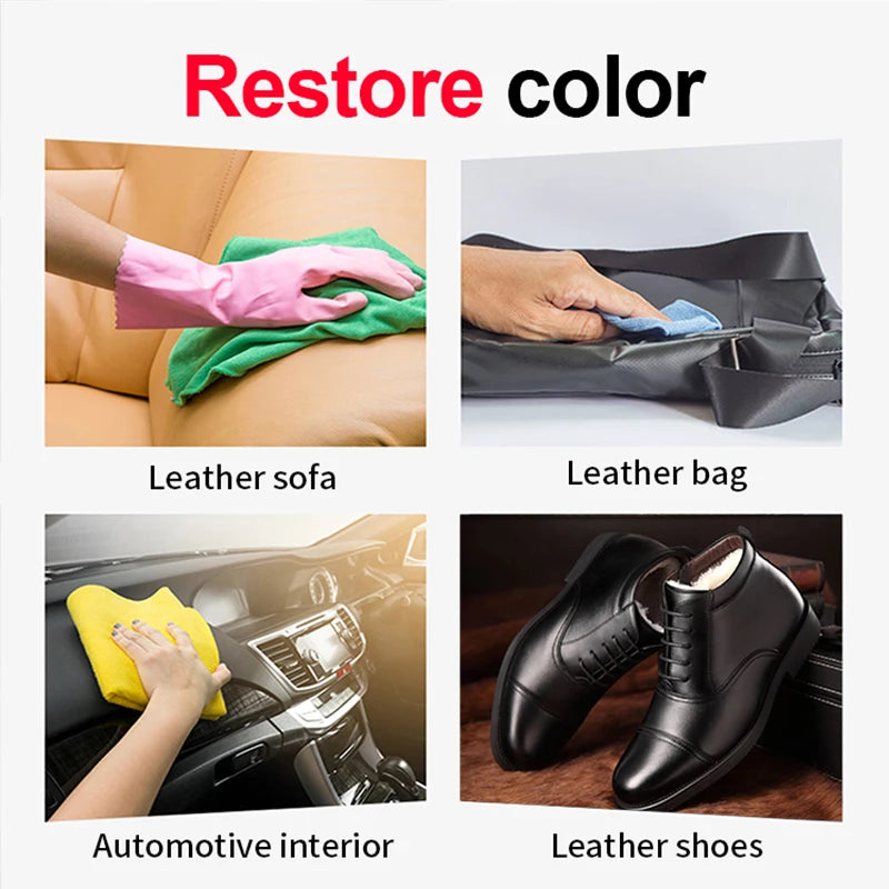 Kunststoff & Leder Renovator für Auto Innenraum – Tiefenpflegender Conditioner gegen Oxidation, Farbauffrischer & Glanzpflege (HGKJ-3)
