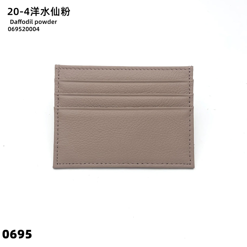 Personalisierter Leder Kartenhalter mit Initialen – Slim Wallet aus echtem Rindsleder für Damen &amp; Herren