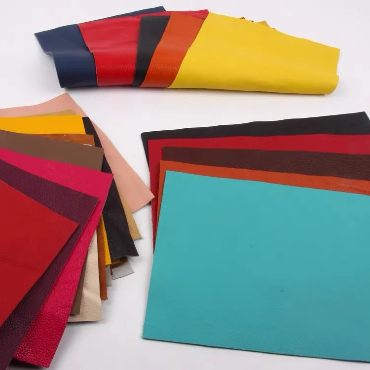Buntes weiches Rindsleder am Stück – Hochwertiges Echtleder 1,5 mm für Taschen, Polster & DIY Lederprojekte
