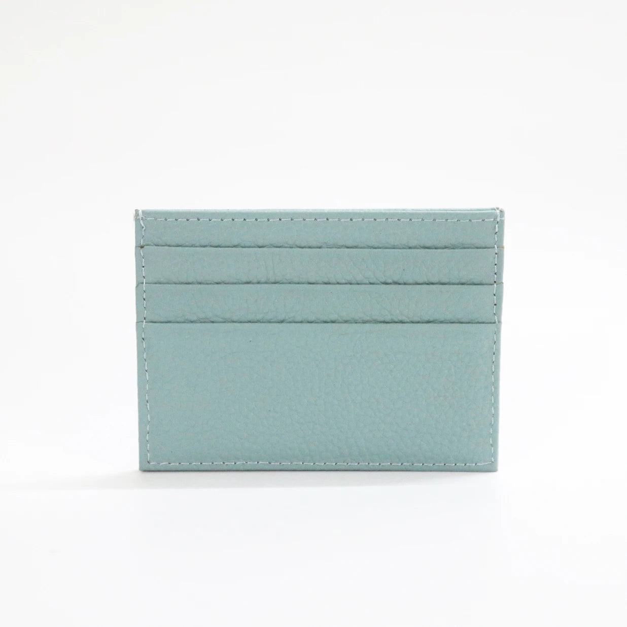 Personalisierter Leder Kartenhalter mit Initialen – Slim Wallet aus echtem Rindsleder für Damen & Herren