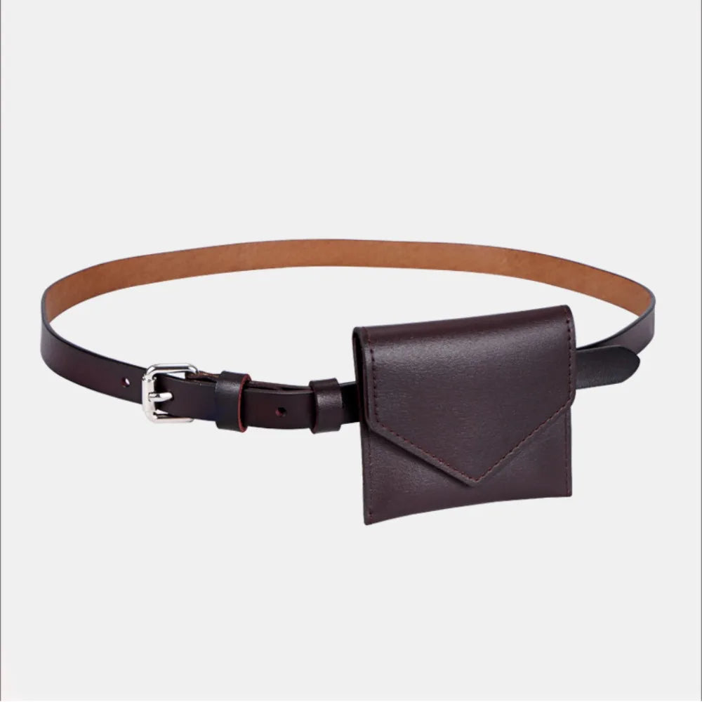 Damen Leder Gürteltasche – Crossbody, Fanny Pack & Mini Handtasche für Abend und Alltag, Abnehmbar