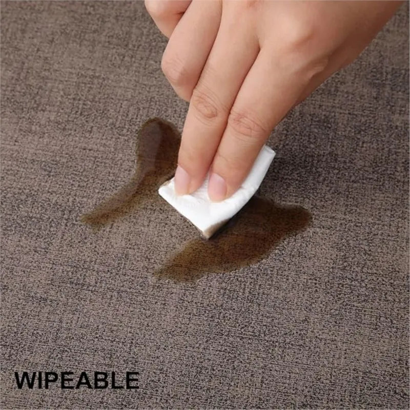 Kitinjoy PU-Leder Tischsets – Rutschfeste, hitzebeständige & wasserdichte Platzmatten aus Kunstleder für Esstisch, Küche & Schreibtisch (6er Set)