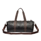 RUIMOM Vintage Sporttasche aus Lederoptik – Große Fitness- &amp; Reisetasche als Schulter- und Messenger Bag para mujeres y hombres