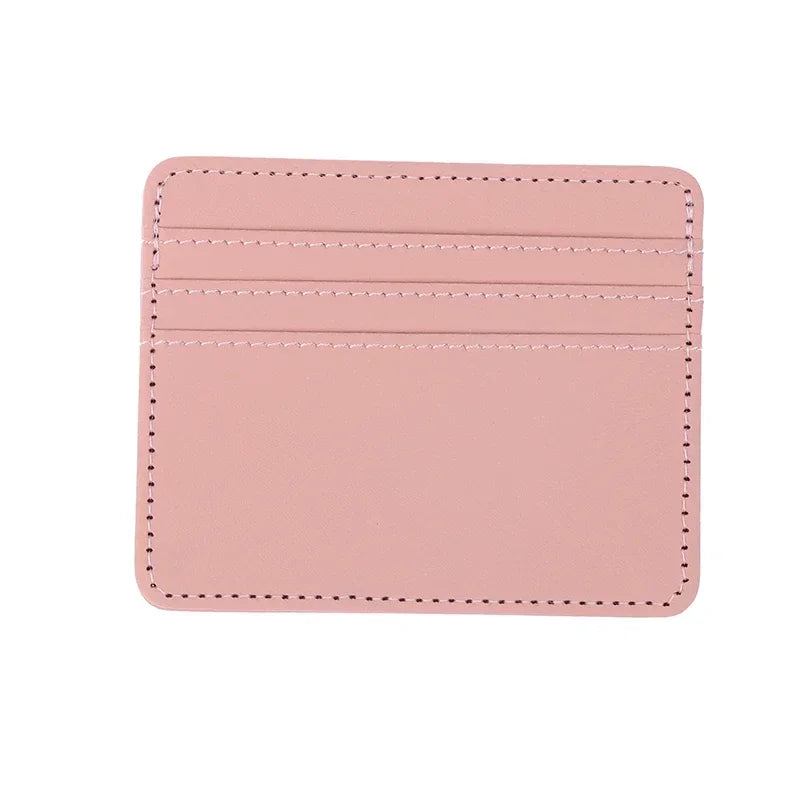 Mini Ultra-dünnes Leder Kartenetui – Slim Wallet mit 4 Kartenfächern für Kreditkarten & Ausweise für Damen & Herren