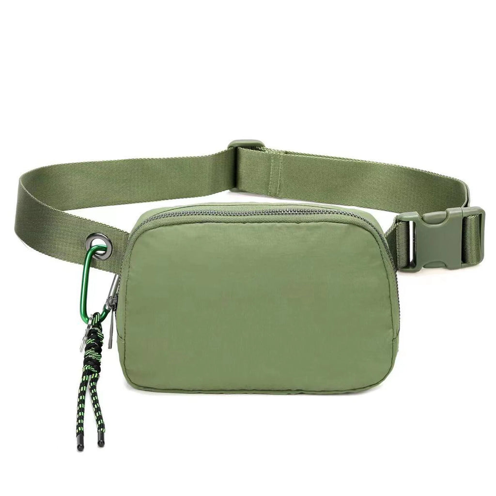 Extra Lange Gurt Fanny Pack – Leichte und Stylische Polyester Bauchtasche mit Handyfach, Umhänge- & Gürteltasche