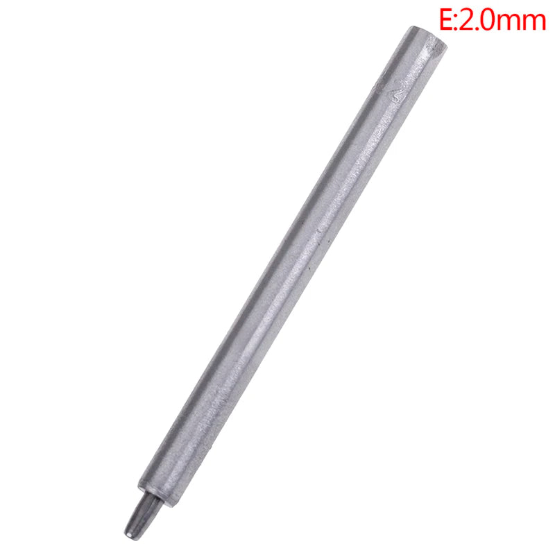 DIY Leder Lochstanzer – Präziser Rundloch-Hohlstanzer aus Stahl für Gürtel &amp; Lederhandwerk (0,5–2,5 mm) 