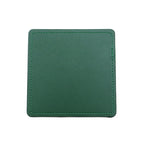 2er-Set personalisierte PU-Leder Untersetzer mit kostenloser Gravur – Runde Kaffee- & Getränkeunterlagen als Hochzeitsgeschenk & stilvolle Tischdeko