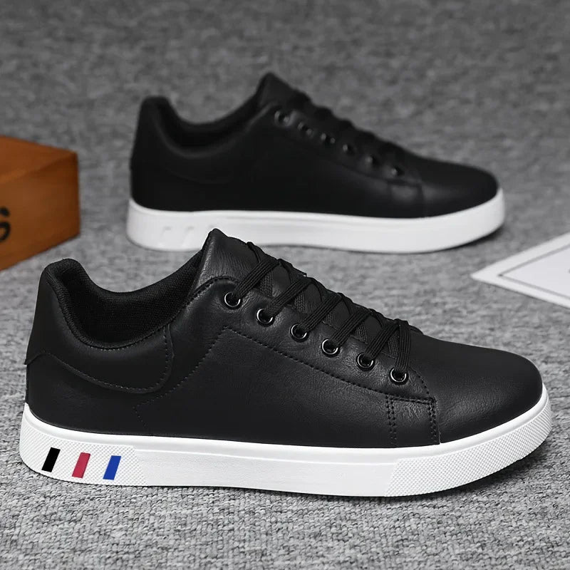 UXST Herren Sneaker 2024 – Hochwertige Leder Sportschuhe, Komfort Laufschuhe, Casual Designer Lace-Up, große Größen 