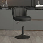 Drehbarer Nordic Barstuhl aus PU-Leder – Höhenverstellbarer moderner Barhocker im italienischen Design für Küche, Bar & Theke