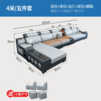 Designer Luxus Ledersofa – Modernes, erweiterbares Center-Seater & Sectional Sofa aus Echtleder für exklusive Wohnräume