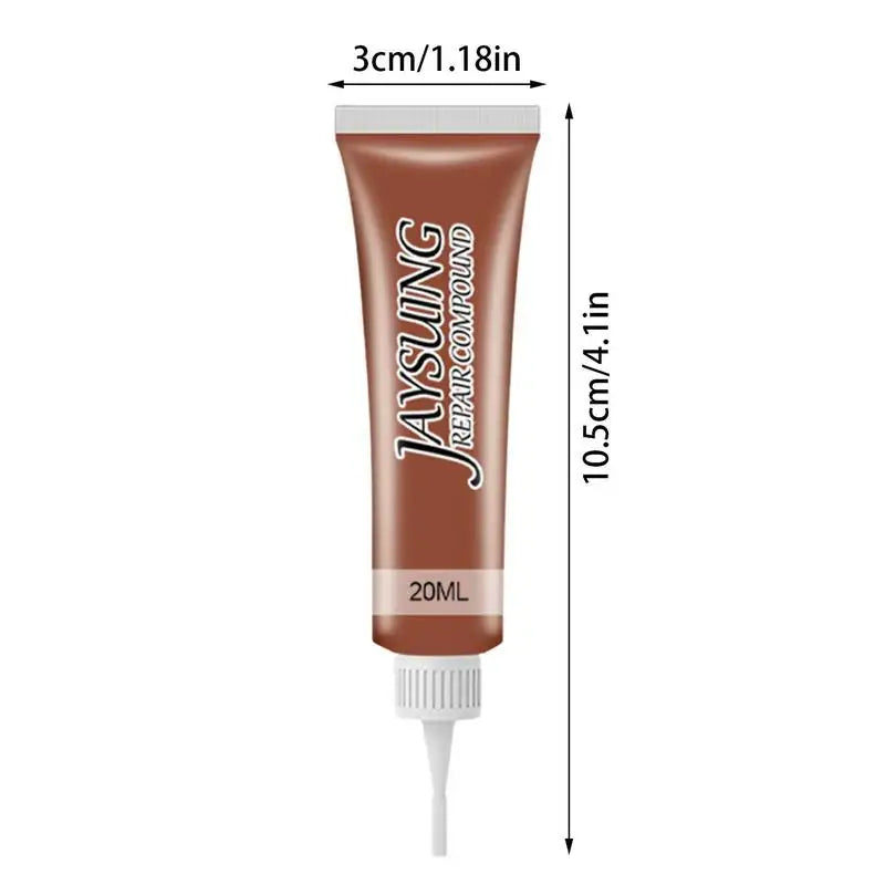 Leder Reparatur Gel 20 ml – Flüssigleder zur Reparatur von Kratzern & Rissen an Autositzen, Sofas und Lederaccessoires