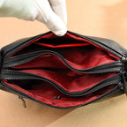 Luxuriöse Damen Schultertasche aus echtem Rindsleder – Designer Handtasche aus weichem Echtleder, elegante Messenger Bag für Frauen