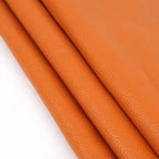 Honigoranges Top-Layer Rindsleder mit Lychee-Prägung – Weiches Echtleder 1,5 mm für Sofa, Kopfteil, Taschen &amp; Polster