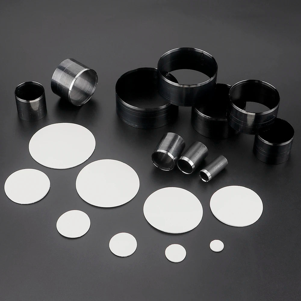QJH 10-teiliges Rundloch Leder Stanzeisen Set – Hochwertiger Kreisstanzer aus Carbonstahl für Leder, EVA-Schaum, Faserplatten & DIY