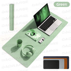 PU Leder Schreibtischunterlage in mehreren Größen – Wasserdichtes XXL Mouse Pad für Büro, Gaming & PC von DAORANGE