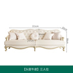 Amerikanisches Light-Luxury Ledersofa – Moderne französische Wohnlandschaft aus echtem Leder, europäisches Ecksofa für stilvolle Wohnzimmer