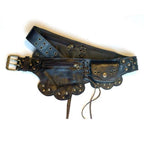 Mittelalterliche PU-Leder Bauchtasche – Steampunk & Viking Fanny Pack für Frauen, Bohemian Hip Belt Bag & Cosplay Accessoire