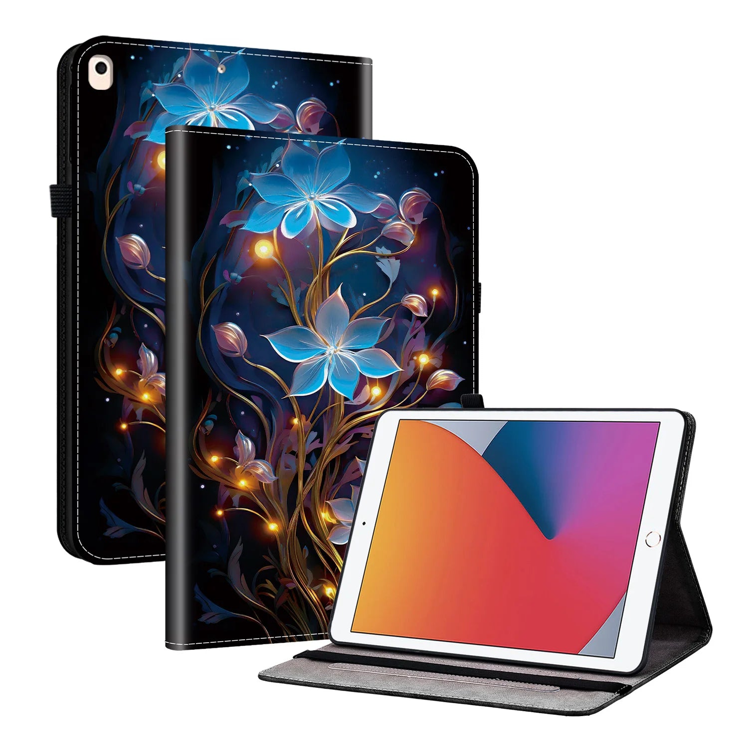 Premium Lederhülle für iPad Air 11 & 13 (2025), iPad Pro 11 & 13 (2024/2025), iPad 10.9 (2022), iPad 5.–8. Generation & iPad mini – Stoßfeste Schutzhülle aus PU-Leder