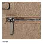 Damen Tote Bag aus echtem Rindsleder – Schlichte Business-Handtasche aus First-Layer Cowhide, elegante Schultertasche für Beruf & Alltag