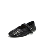 NoEnName_Null Damen Flats – Mary Jane Ballerinas aus weichem PU-Leder, runde Zehen, elegante Slip-On Schuhe für Frühling & Herbst