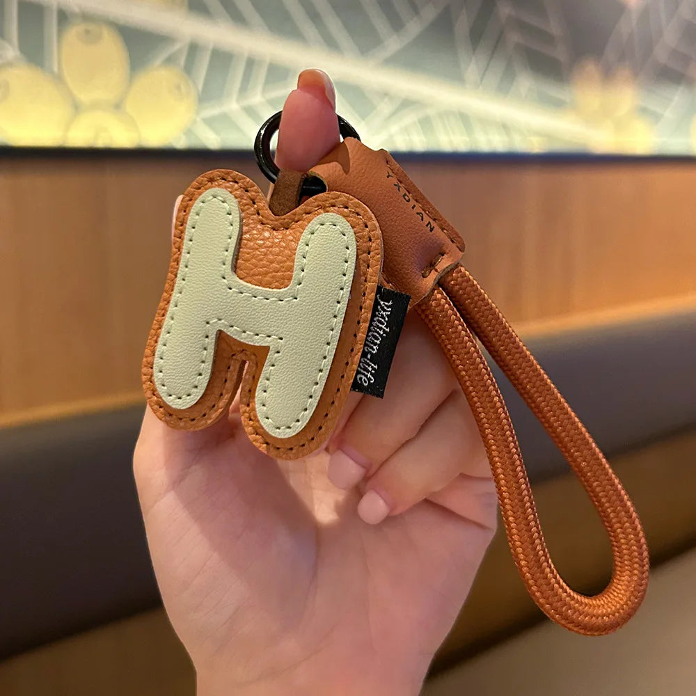 Bunter PU-Leder Schlüsselanhänger mit geflochtener Handschlaufe – Anti-Verlust Keychain &amp; Lanyard for Schlüssel, Tasche, Koffer &amp; Handy 