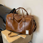 Gros sacs de voyage pour femmes en cuir PU – Sac de voyage léger et fourre-tout avec une viel Stauraum, sac de fitness, week-end et bagage à main