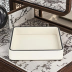 PU-Leder Aufbewahrungsbox & Ablageschale – Moderne Schmuck-, Schlüssel- & Kosmetik-Organizer für Flur, Wohnzimmer & Schreibtisch