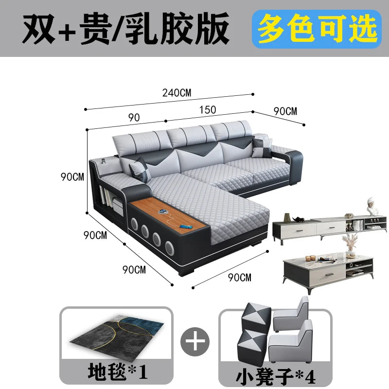 Nordisches Designer Sofa für Wohnzimmer & Balkon – Modernes Relax-Sofa im minimalistischen Stil, komfortable Couch für Zuhause & Hotel