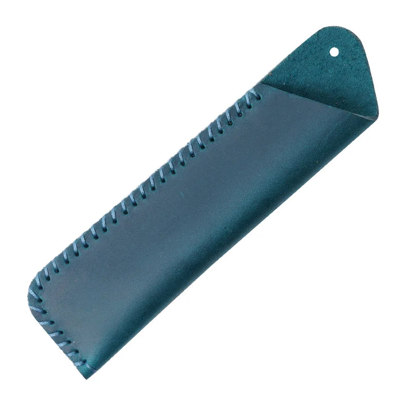 Echtes Leder Stifteetui Vintage – Single Pen Case aus Leder für Füllfederhalter, Rollerball & Kugelschreiber