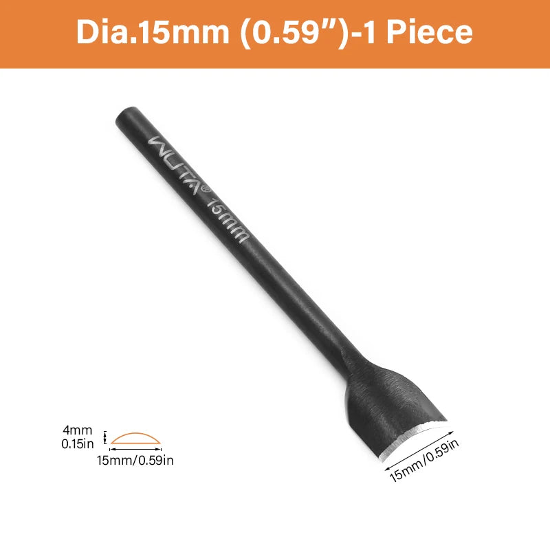 WUTA Basic Leder Eckenstanzer 1/4 Rund – Arc-förmiger Corner Cutter aus Carbonstahl für Gürtel, Riemen & Lederkanten