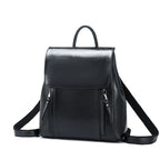 AOLAILUDI Damen Rucksack aus echtem Leder – Multifunktionaler Leder-Backpack & Crossbody-Bag für Schule, Laptop & Alltag